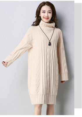 锦纶年轻女款针织衫 2017冬季宽松纯色经典